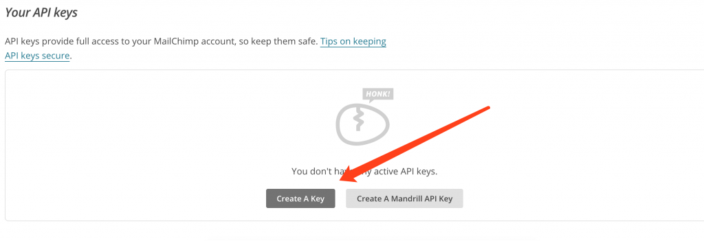 MailChimp API申请
