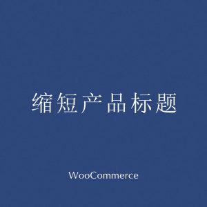 缩短产品标题